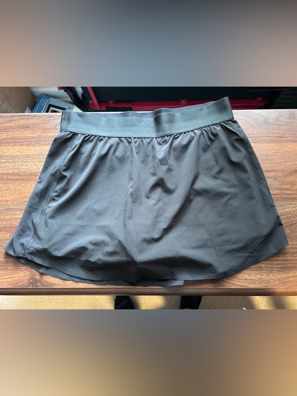 Aritzia Golden TNA Black Athletic Skort Sz M Built In Shorts Tennis Workout​